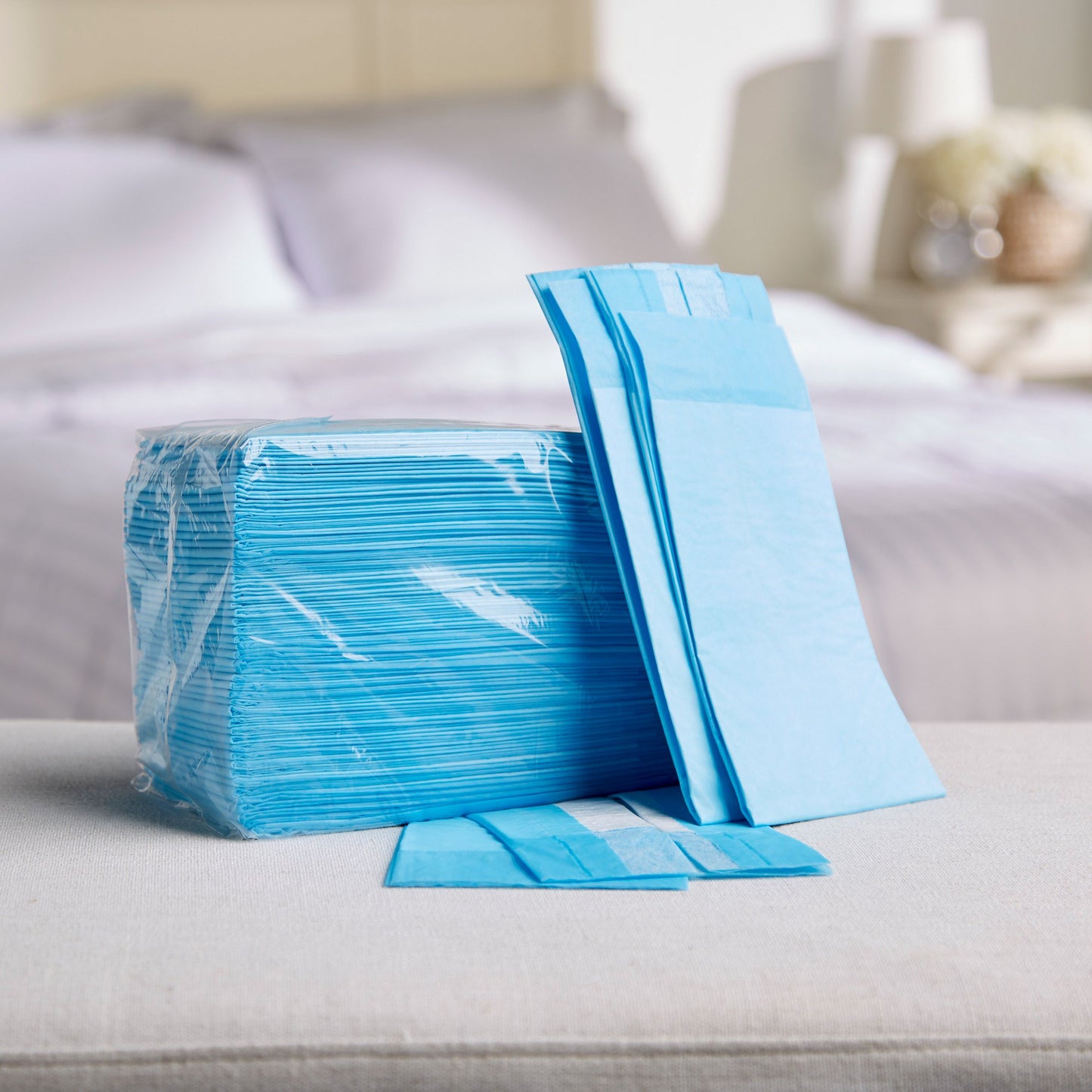 McKesson Blue Nonsterile Procedure Underpad, 12 x 17 Inch 16-16653