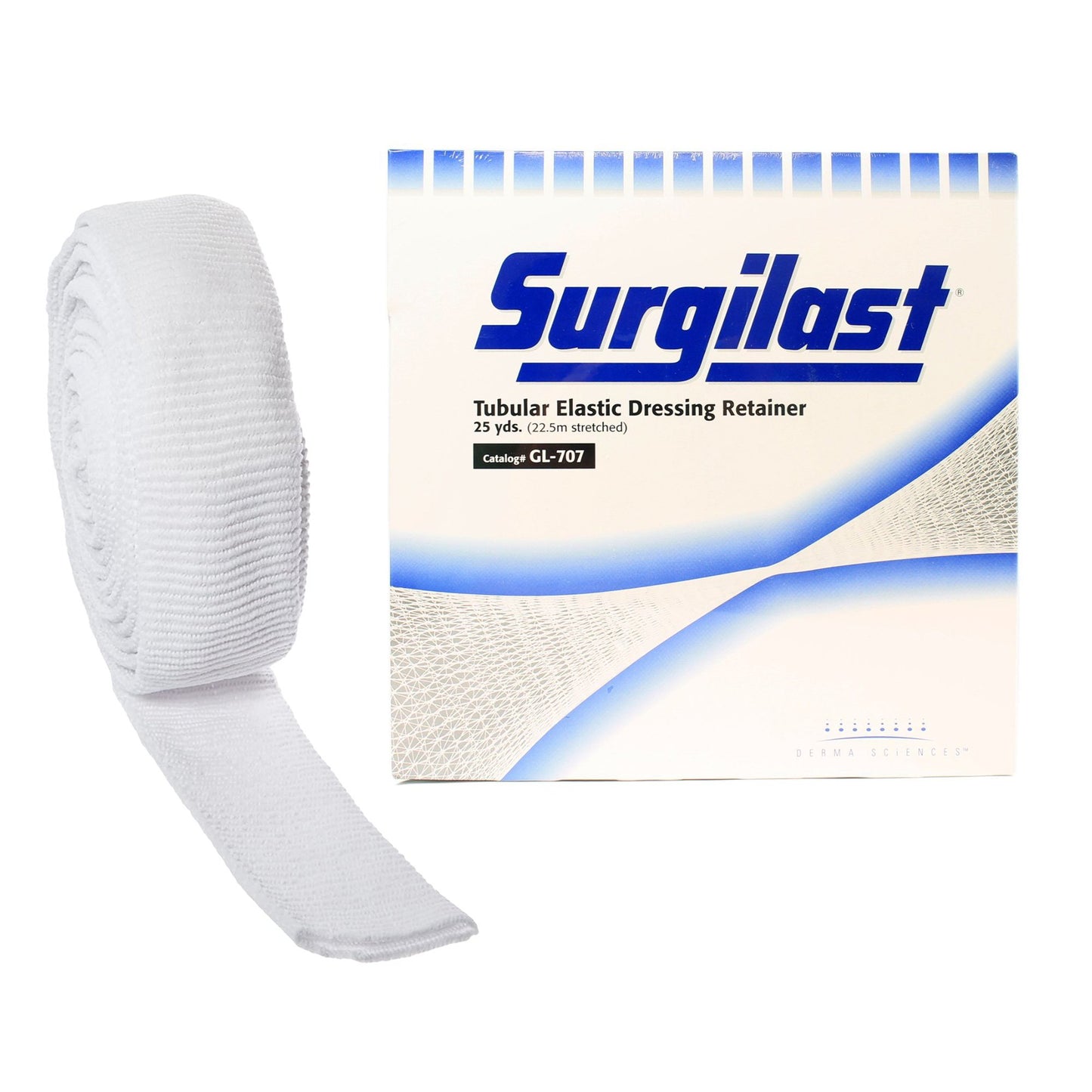 Gentell Surgilast Elastic Net Retainer Dressing, Size 6, 25 Yard GL707, Box of 1