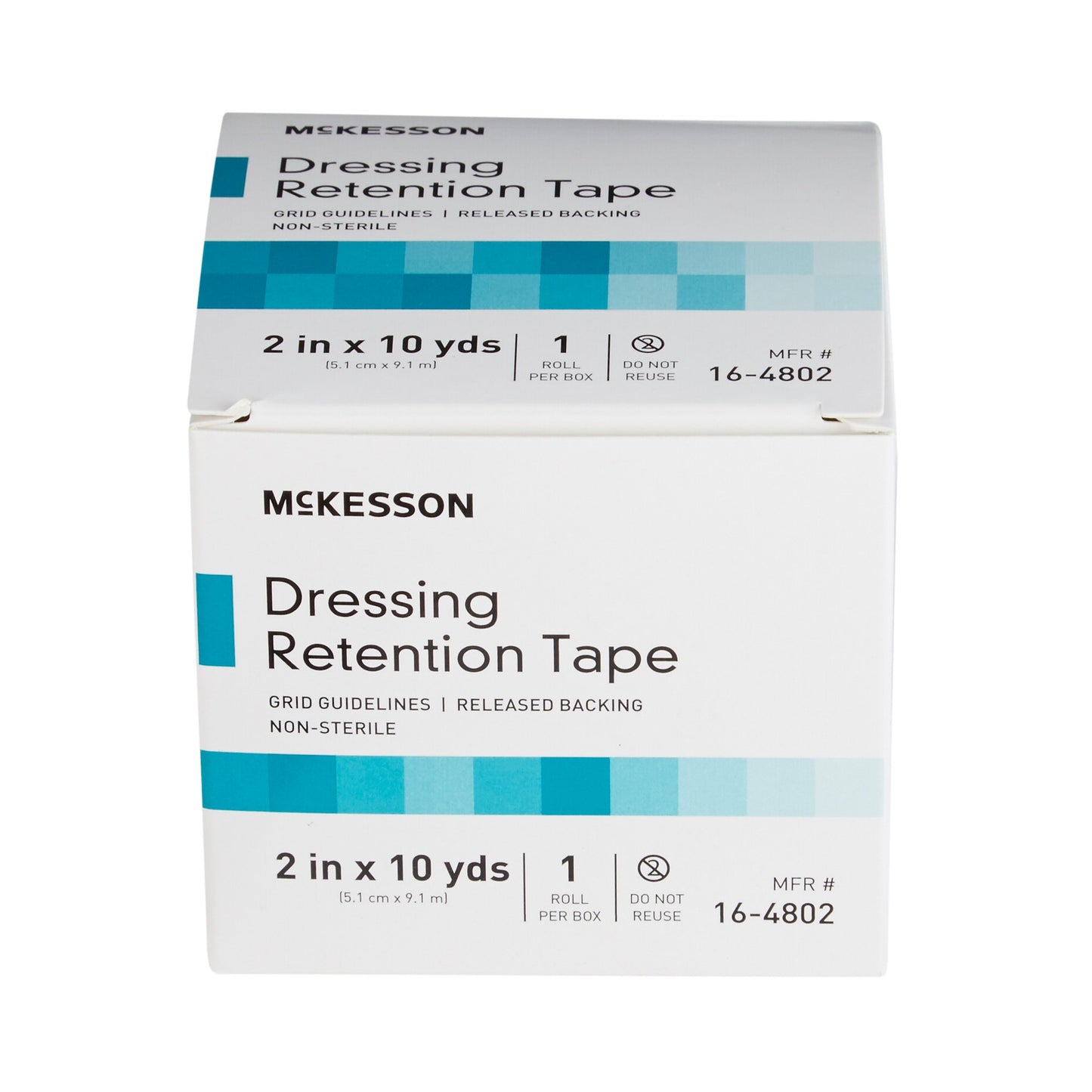 McKesson Nonwoven Fabric Dressing Retention Tape, 2 Inch x 10 Yard 16-4802