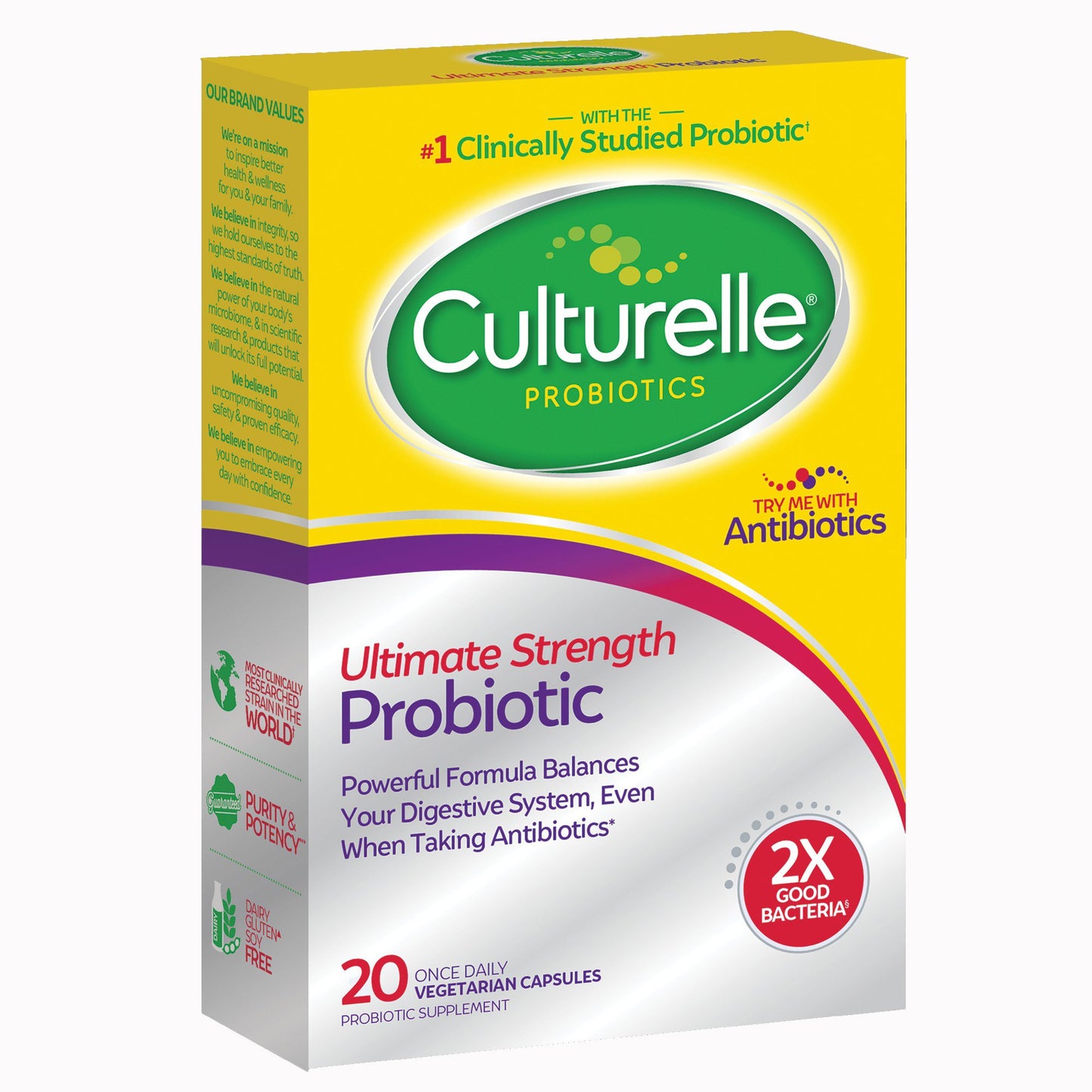 Culturelle® Ultimate Strength Probiotic Capsules 049100400358