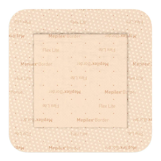 Molnlycke Mepilex Border Flex Lite Silicone Foam Dressing, 6 x 6 Inch 581500, 1 Each