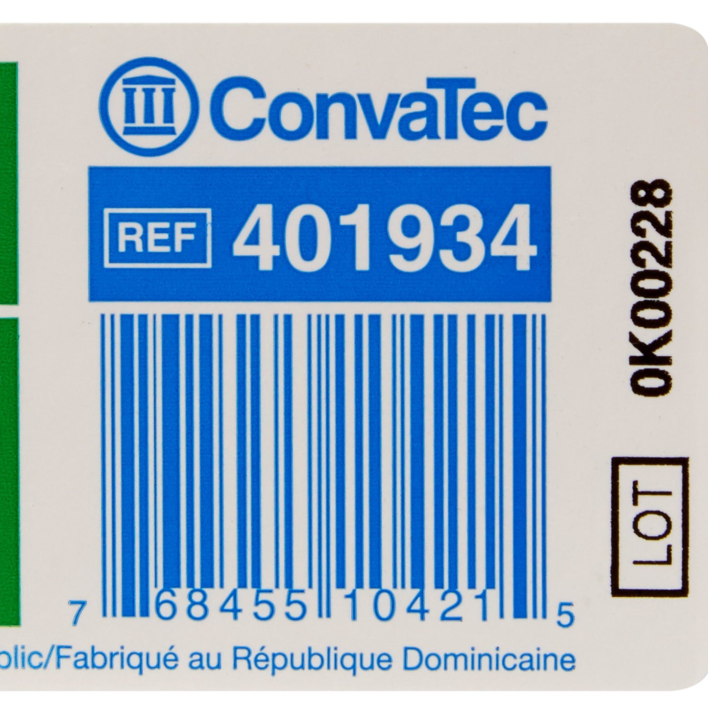 Sur-Fit Natura® Opaque Colostomy Pouch, 12-Inch Length, 1¾ Inch Flange 401934