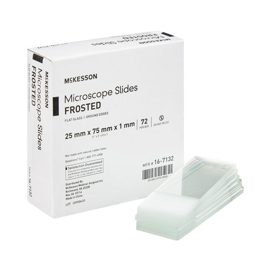 Microscope Slide McKesson 1 X 3 Inch X 1 mm Frosted End - 16-7132