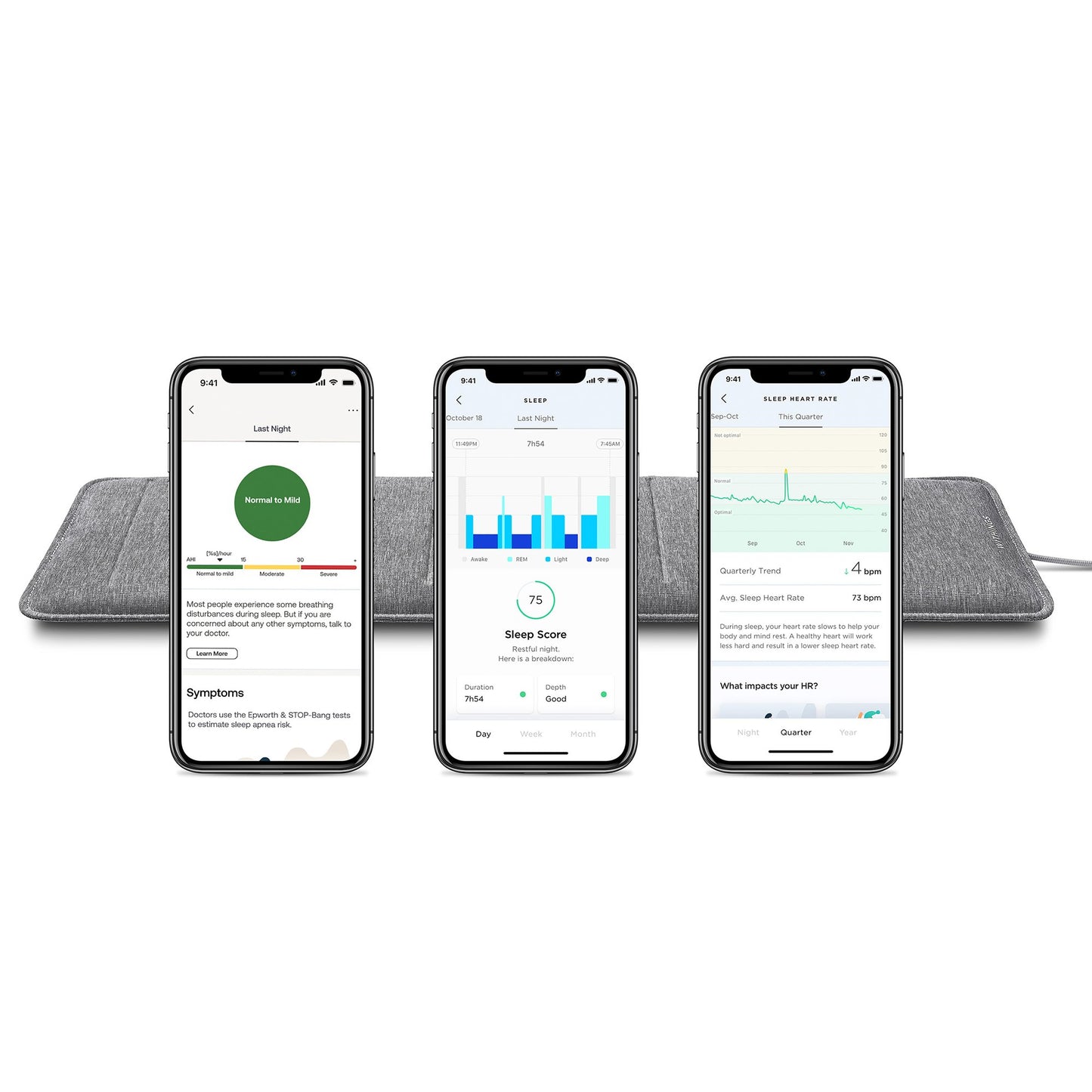 Withings Sleep Tracking Mat WSM02-ALL-US