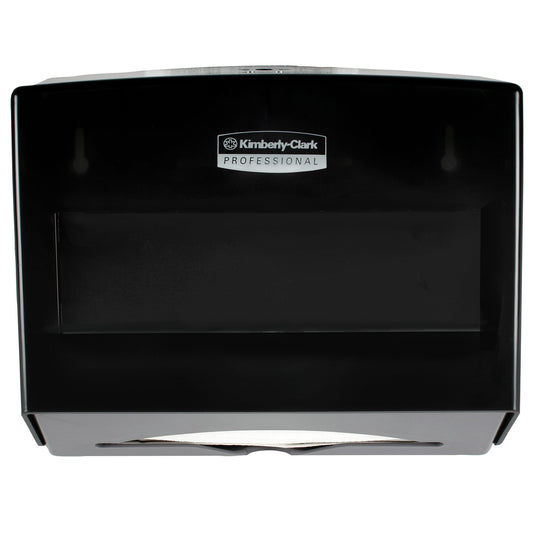 Paper Towel Dispenser K-C PROFESSIONAL SCOTTFOLD Smoke Plastic Manual Pull Wall Mount 09215