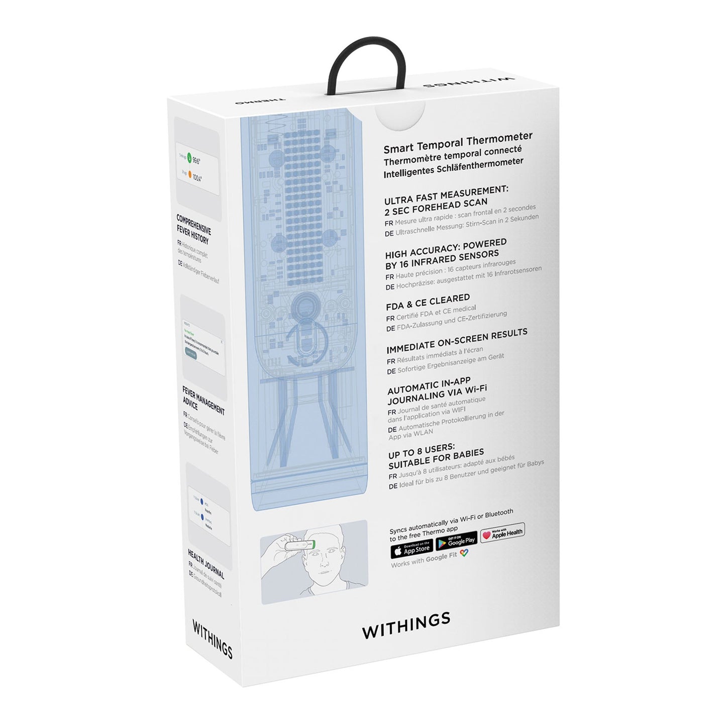 Withings Thermo Smart Temporal Thermometer SCT01-ALL-INTER