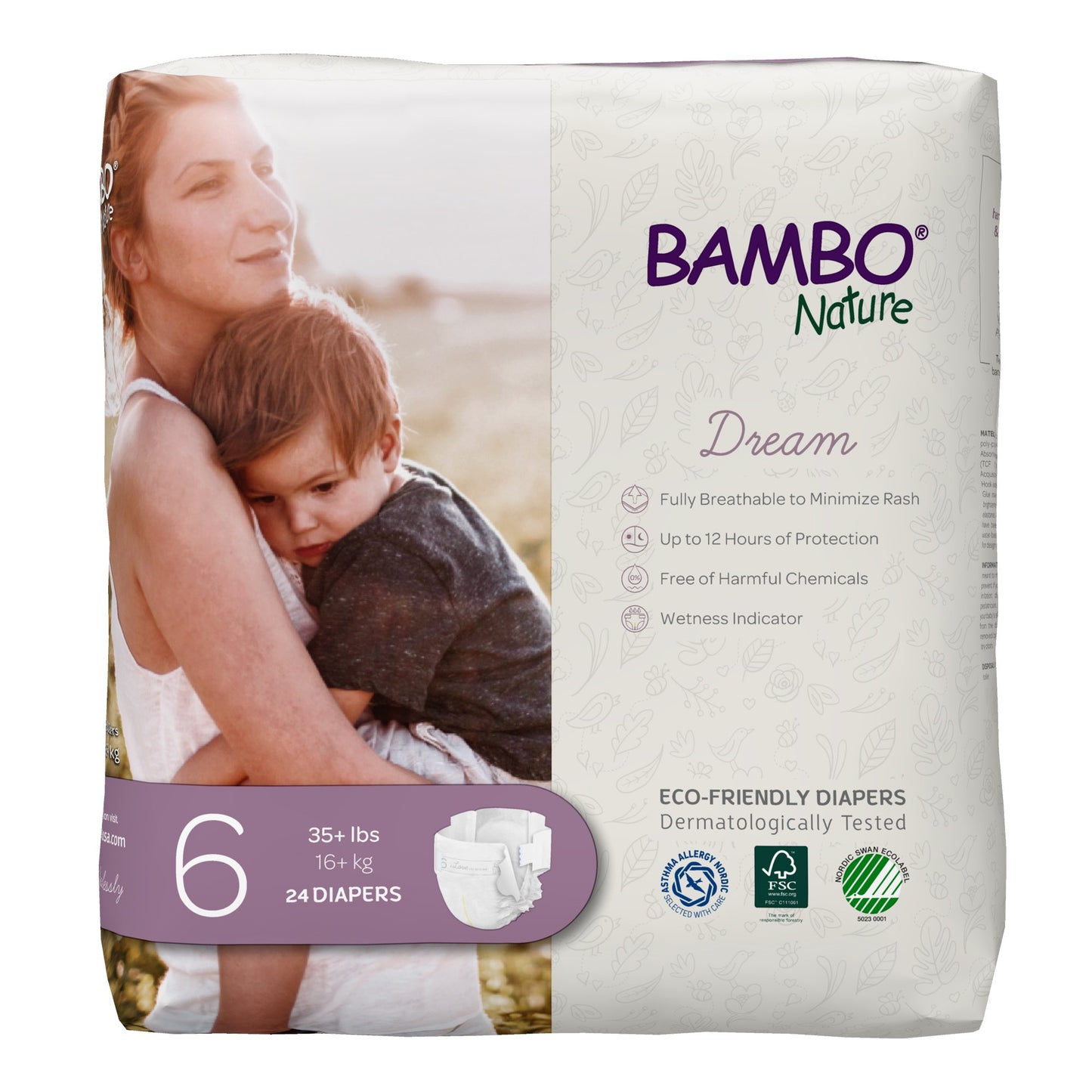 Bambo® Nature Diaper, Size 6 1000016928
