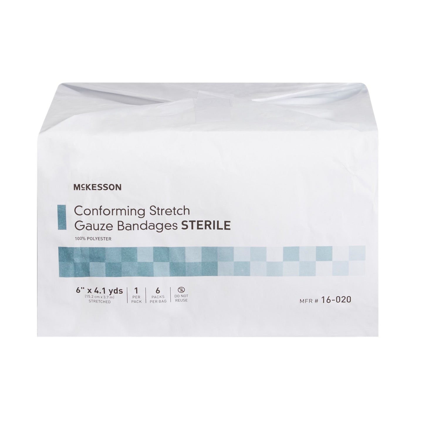 McKesson Sterile Conforming Bandage, 6 Inch x 4-1/10 Yard 16-020