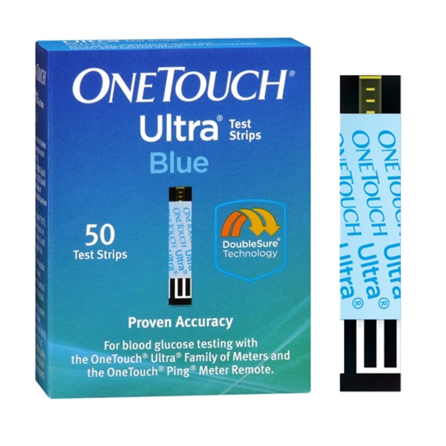 Blood Glucose Test Strips OneTouch® Ultra® 50 Strips per Pack 020963