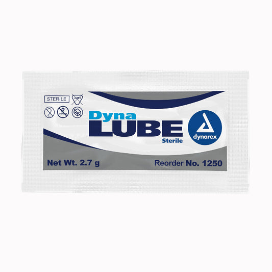 Lubricating Jelly DynaLube 2.7 Gram Individual Packet Sterile - 1250