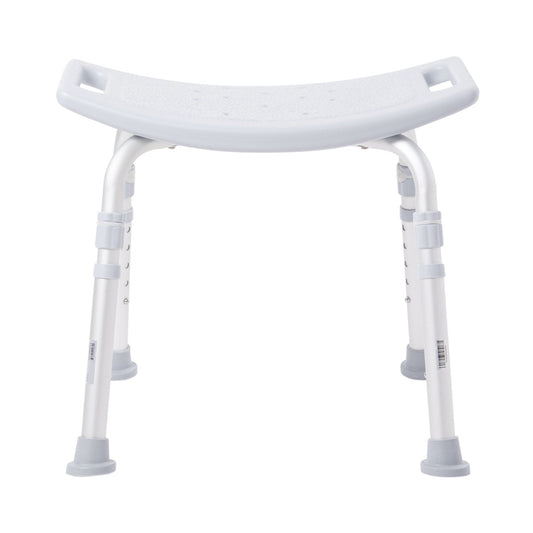 Bath Bench McKesson Without Arms Aluminum Frame Without Backrest 19-1/4 Inch Seat Width 300 lbs. Weight Capacity - 146-12203KD-4