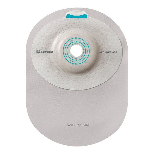 Ostomy Pouch SenSura® Mio Convex One-Piece System 8-1/4 Inch Length, Maxi Deep Convex, Trim to Fit 5/8 to 5/16 Inch Stoma Closed End - 16346