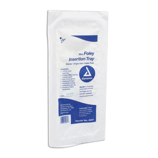 Catheter Insertion Tray Dynarex® Foley Without Catheter Without Balloon Without Catheter - 4927