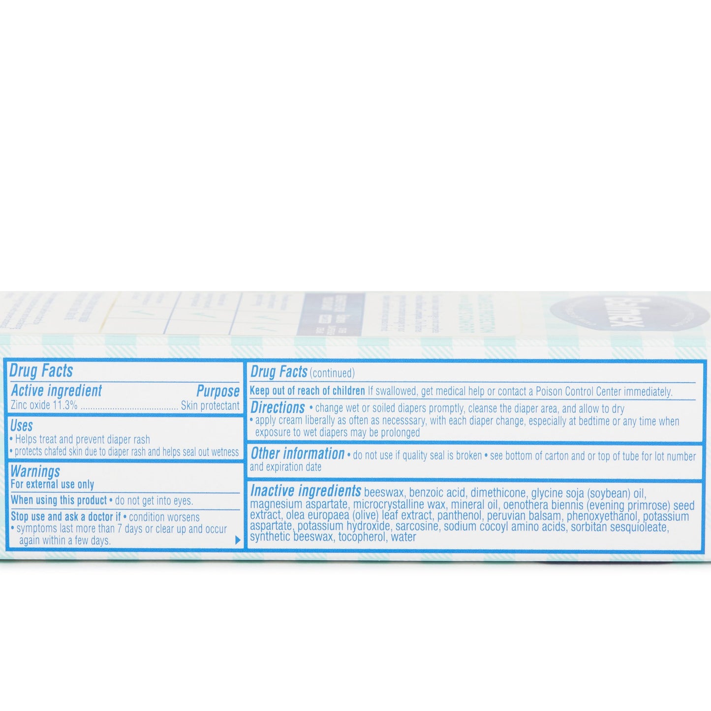 Balmex® Zinc Oxide Complete Diaper Rash Cream, 4-ounce tube 4100