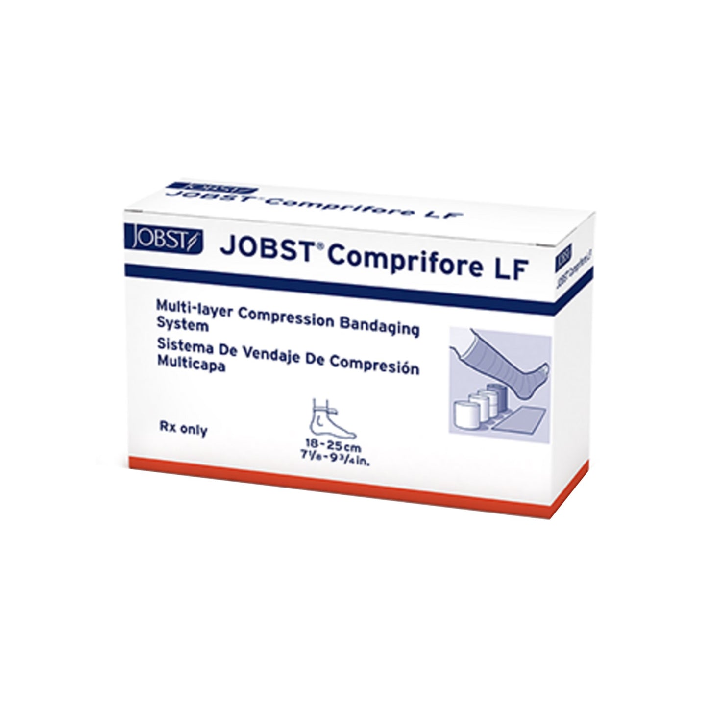 Jobst® Comprifore® LF No Closure 4 Layer Compression Bandage System, 7 – 10 Inch 7266101