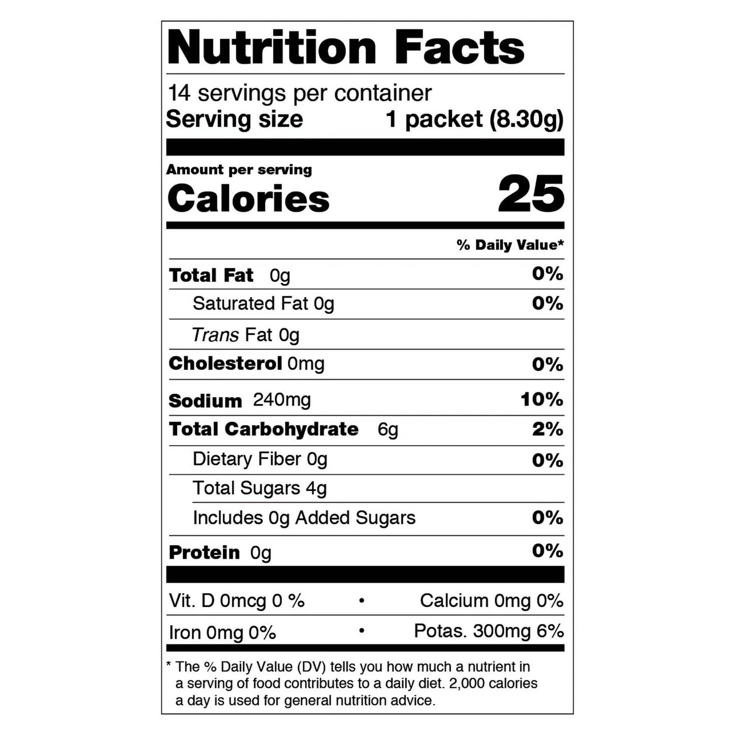 Cure Electrolyte Drink Mix made with Coconut Water, Berry, 7.7-gram Packets HM1002