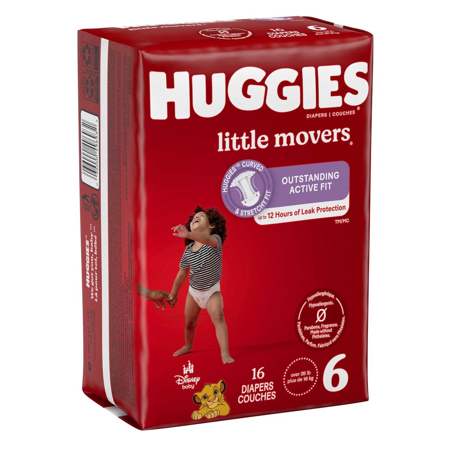 Huggies® Little Movers® Diaper, Size 6 49693