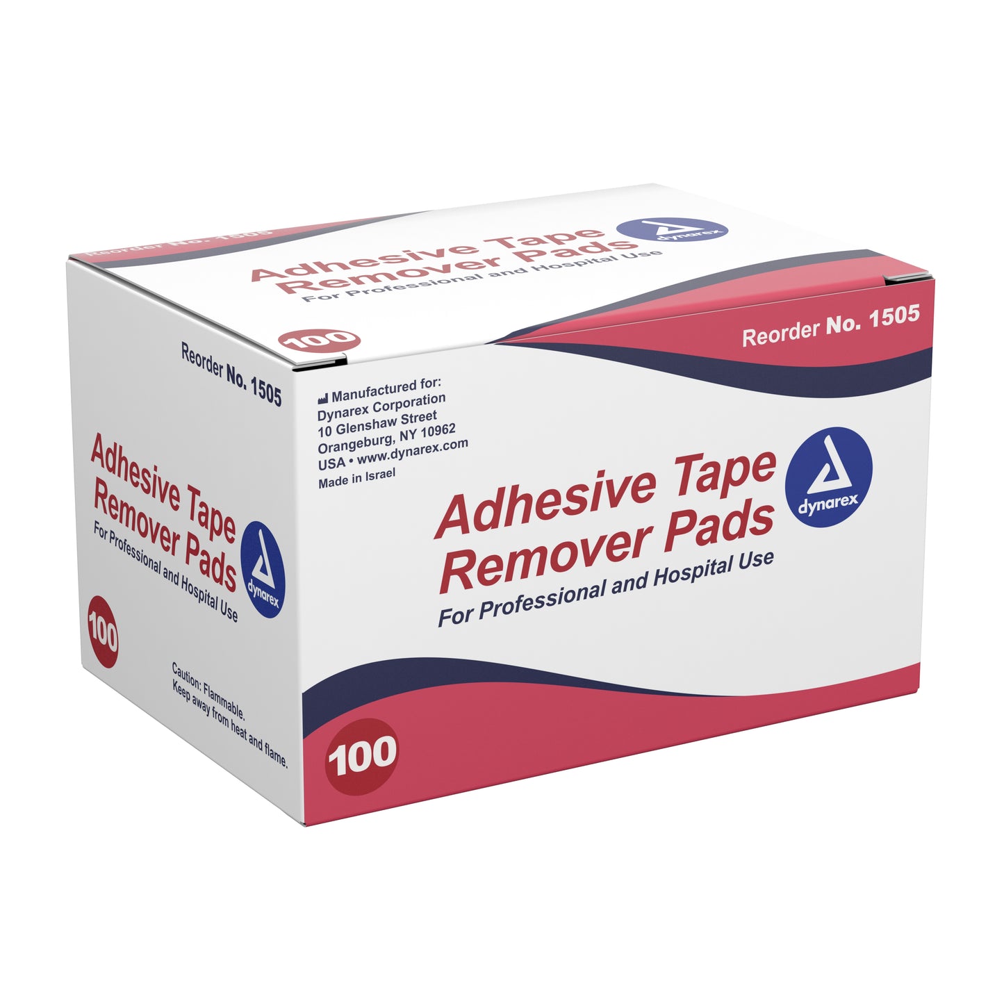 dynarex® Adhesive Remover, 32.5 x 68 mm Wipe 1505