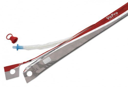 Urethral Catheter VaPro™ TouchFree Coude Tip Hydrophilic Coated PVC 14 Fr. 16 Inch - 73144