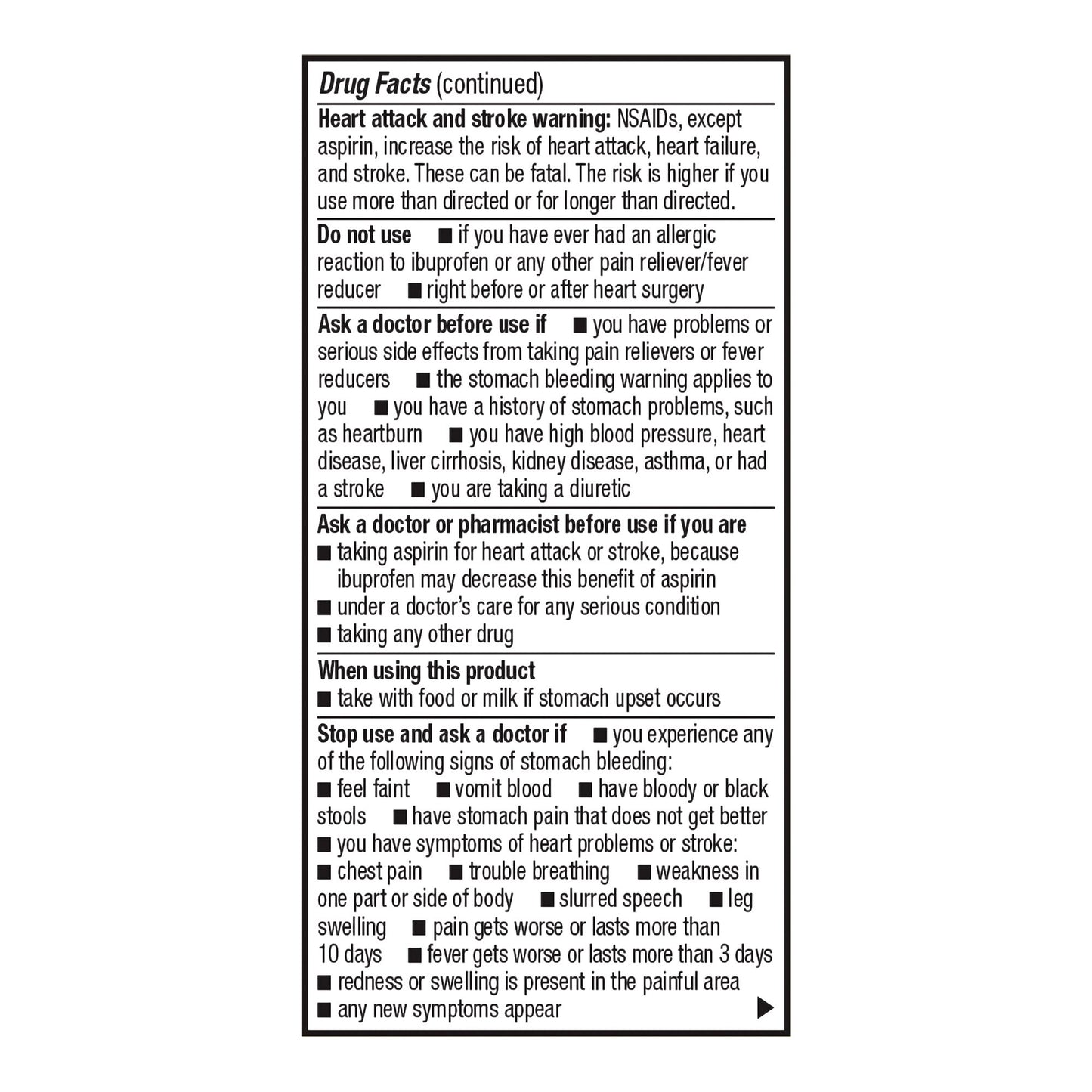 Foster & Thrive™ Ibuprofen 200 mg Coated Tablets 70677113202