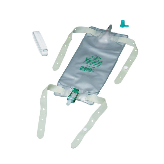 Urinary Leg Bag Bard® Dispoz-a-Bag® Anti-Reflux Valve Sterile 950 mL Vinyl - 150432