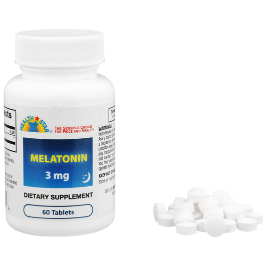 Geri-Care Geri-Care Melatonin Natural Sleep Aid 864-06-HST, Case of 12