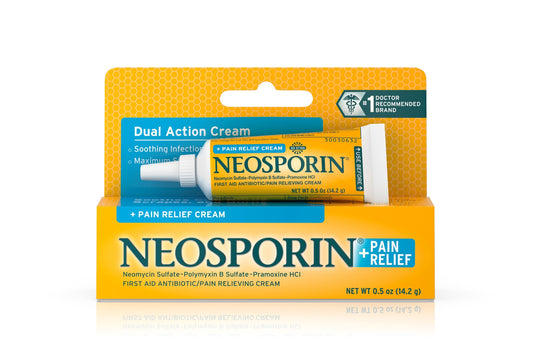 Neosporin® + Pain Relief Cream Maximum Strength, 0.5-ounce tube 512382900