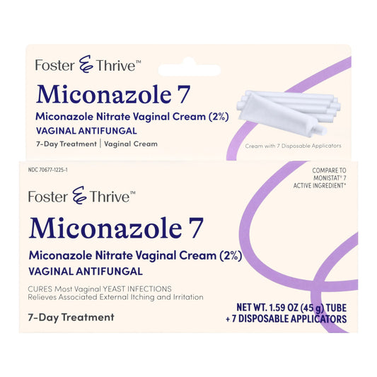 Foster & Thrive™ Miconazole Nitrate Vaginal Antifungal, 7 Day Cream 70677122501