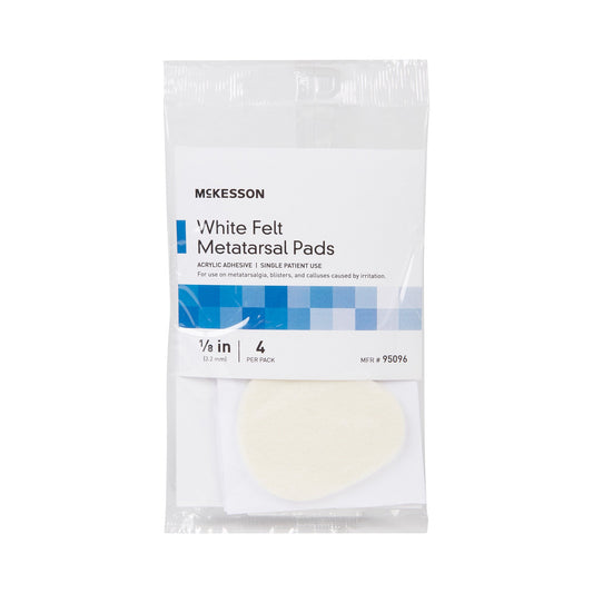 Metatarsal Cushion McKesson Pedi-Pads Size 106-L Adhesive Foot - 95096
