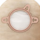 New Image™ 18293 Two-Piece Transparent Ostomy Pouch, Pre-cut to Fit 57 mm, Red 18293