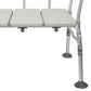 McKesson Aluminum Transfer Bench with Reversible Back 146-RTL12031KDR