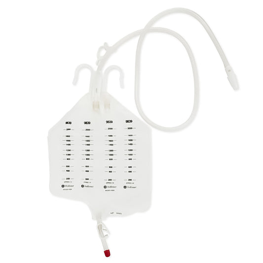 Urinary Drain Bag Hollister Anti-Reflux Valve Sterile 2,000 mL Vinyl - 9839