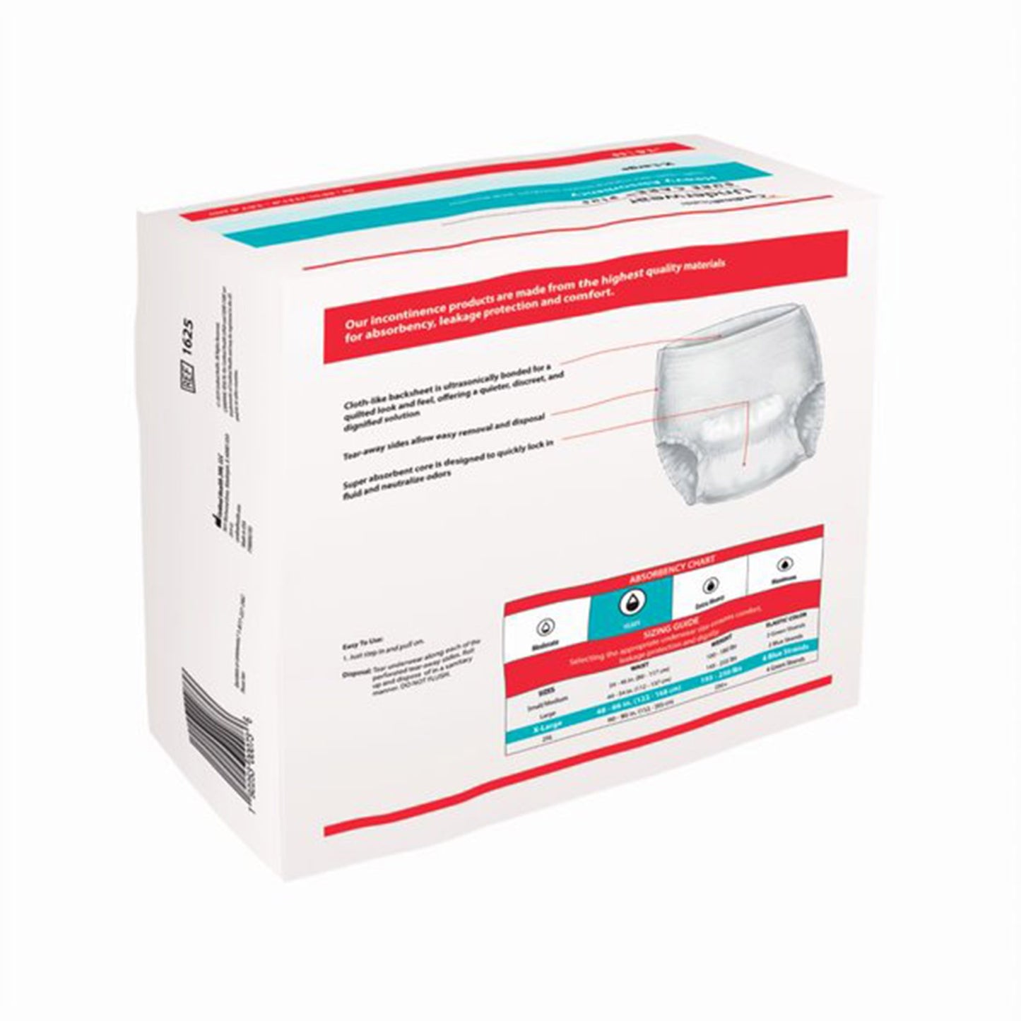 Sure Care™ Plus Heavy Absorbent Underwear, Extra Large 1625