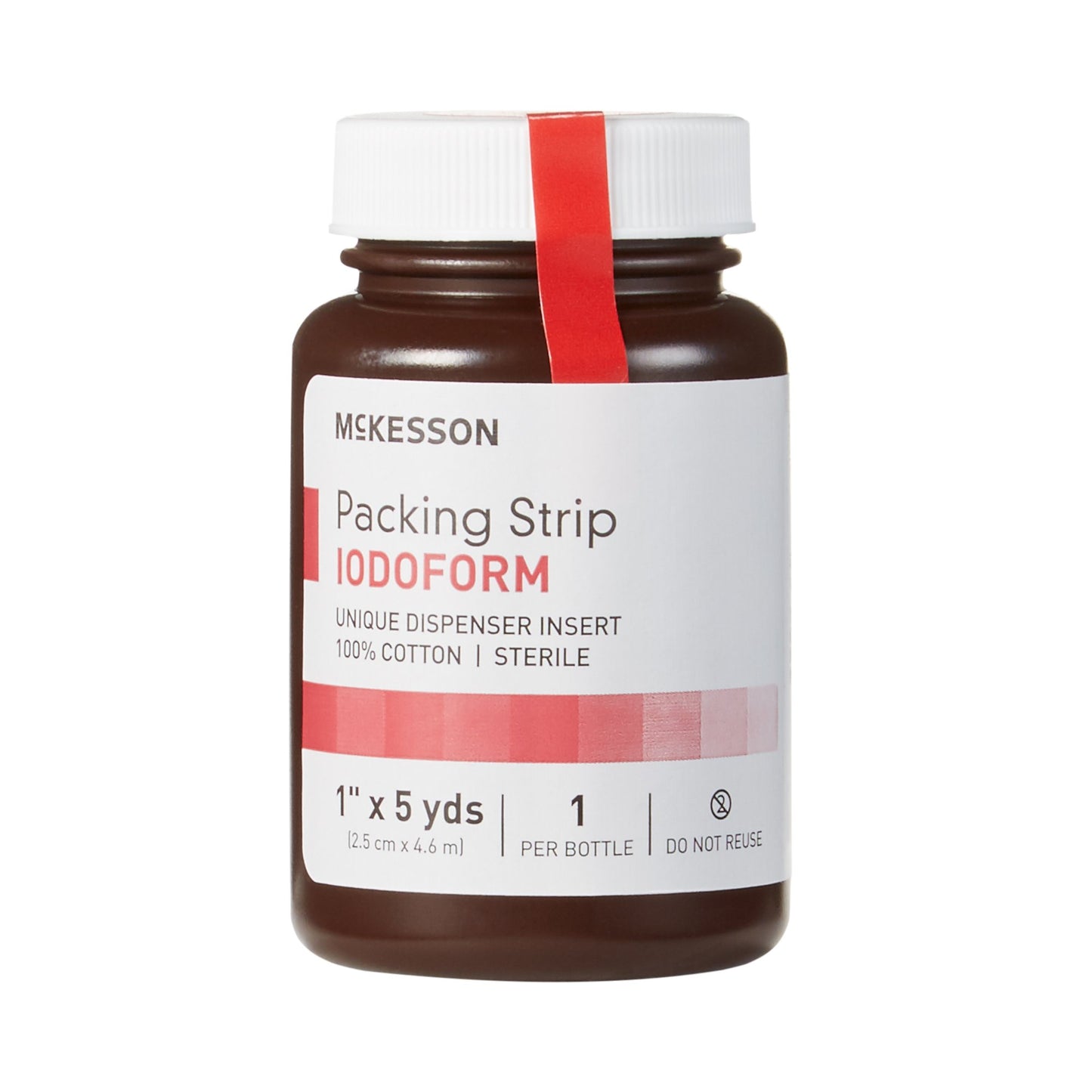 Wound Packing Strip McKesson Iodoform 1 Inch X 5 Yard Sterile Antiseptic - 61-59345