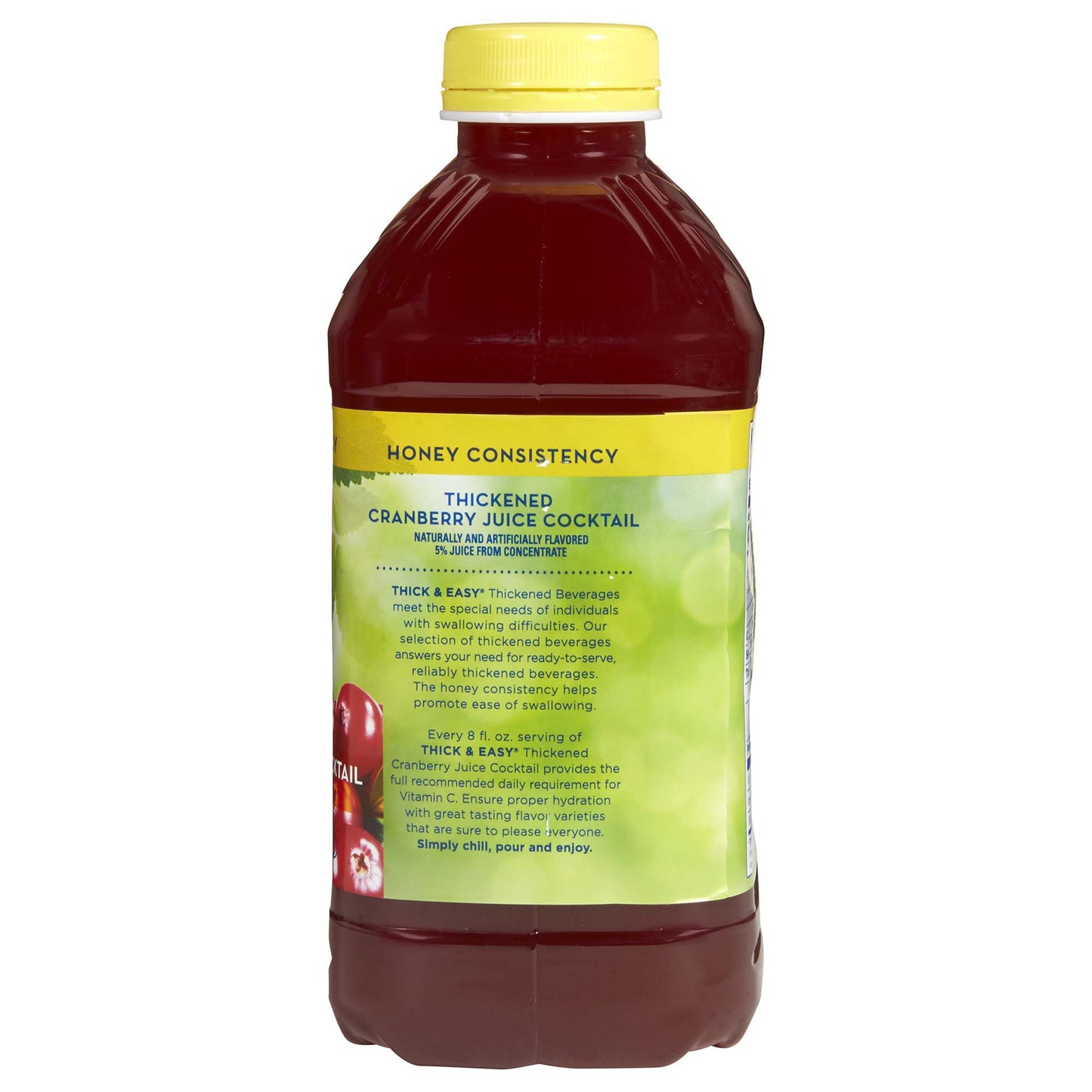 Thick & Easy® Clear Honey Consistency Cranberry Thickened Beverage 48030
