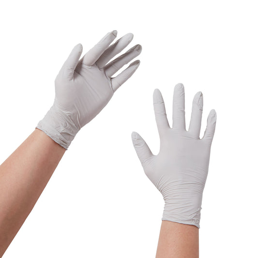 Exam Glove STERLING® Small NonSterile Nitrile Standard Cuff Length Textured Fingertips Gray Chemo Tested - 50706