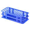 Globe® Scientific 456500 Series Test Tube Rack, 16/17mm, 60-Place, Blue 456504