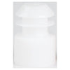 McKesson Tube Closure Flanged Plug Cap White Polyethylene 1000 per Bag 177-118240W