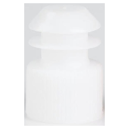 McKesson Tube Closure Flanged Plug Cap White Polyethylene 1000 per Bag 177-118240W
