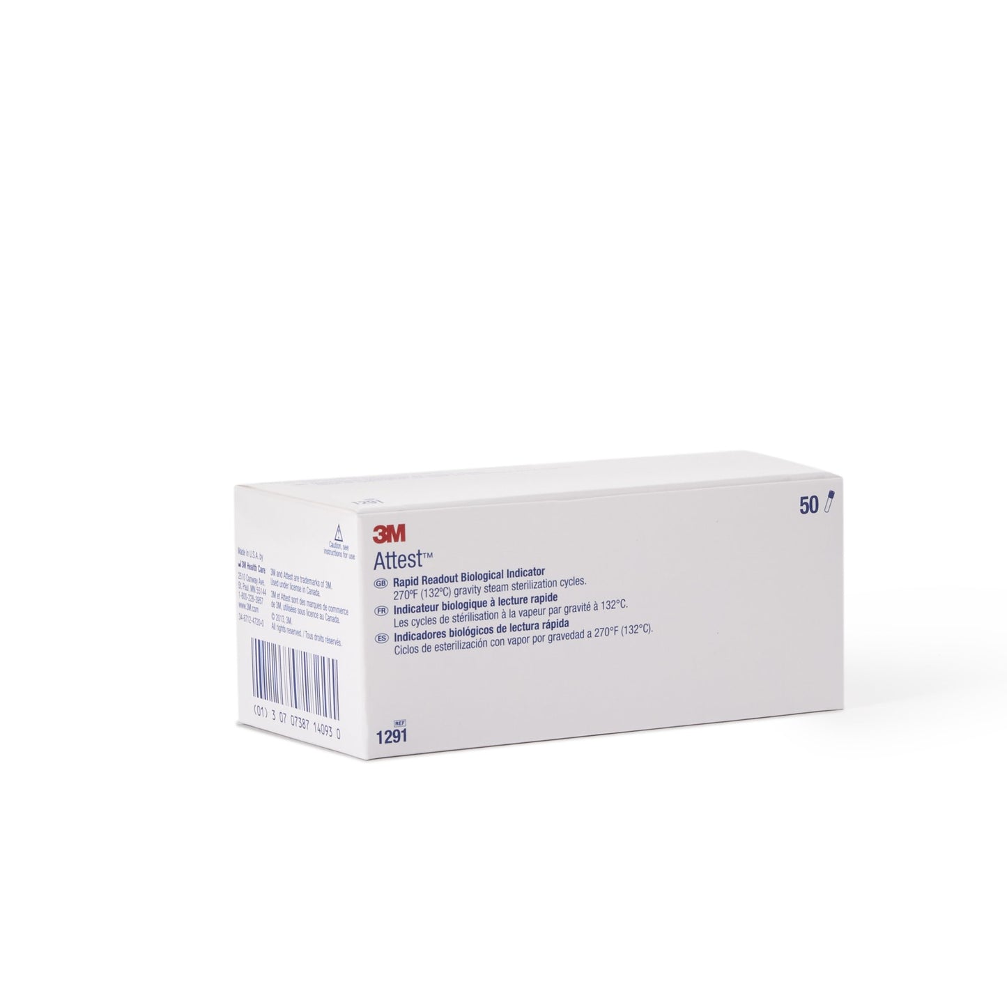 3M™ Attest™ Rapid Readout Sterilization Biological Indicator Vial 1291