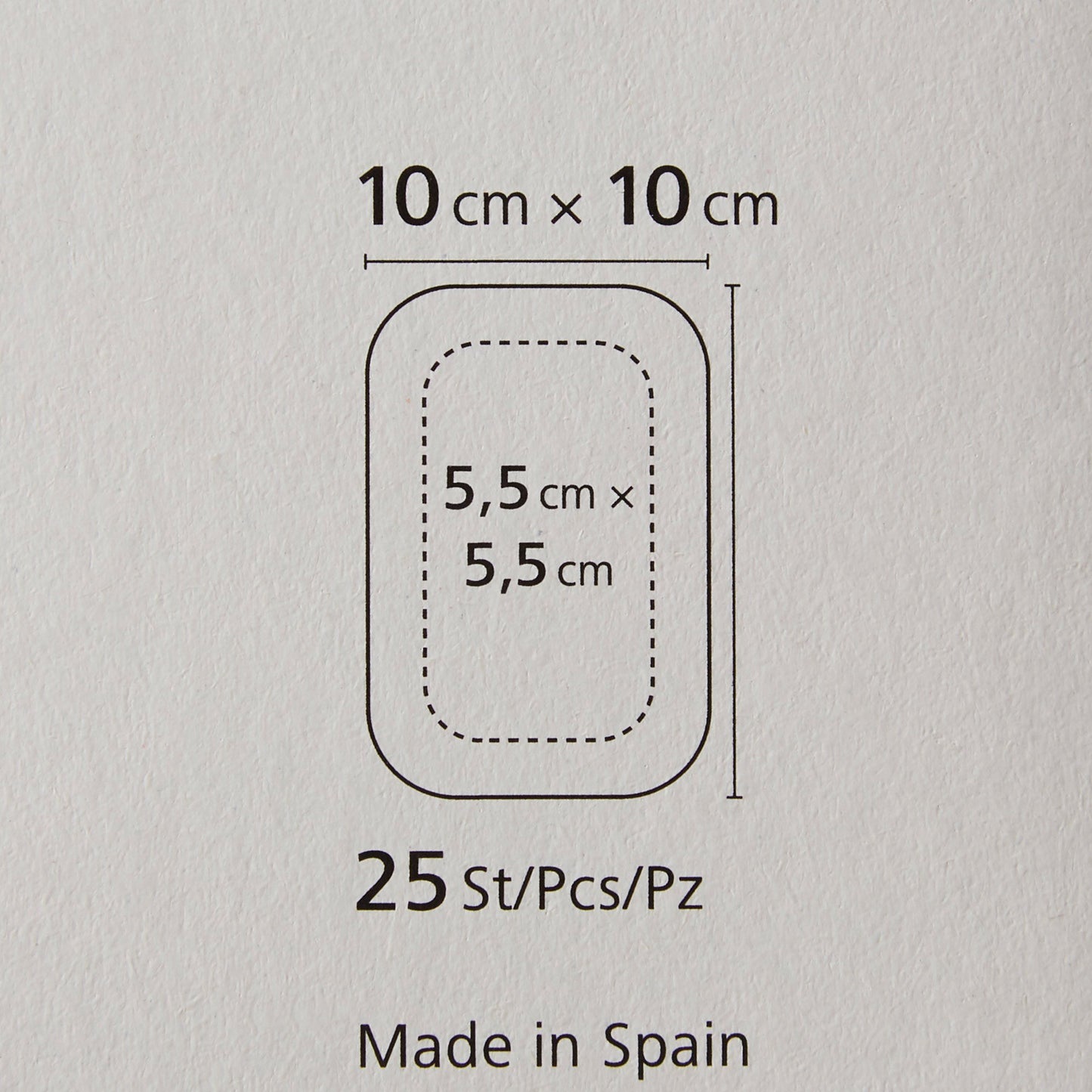 Cosmopor® Adhesive Dressing, 4 x 4 Inch 900820