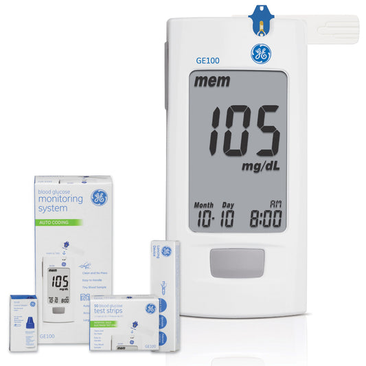 GE Blood Glucose Meter Bundle VHKIT-GE100