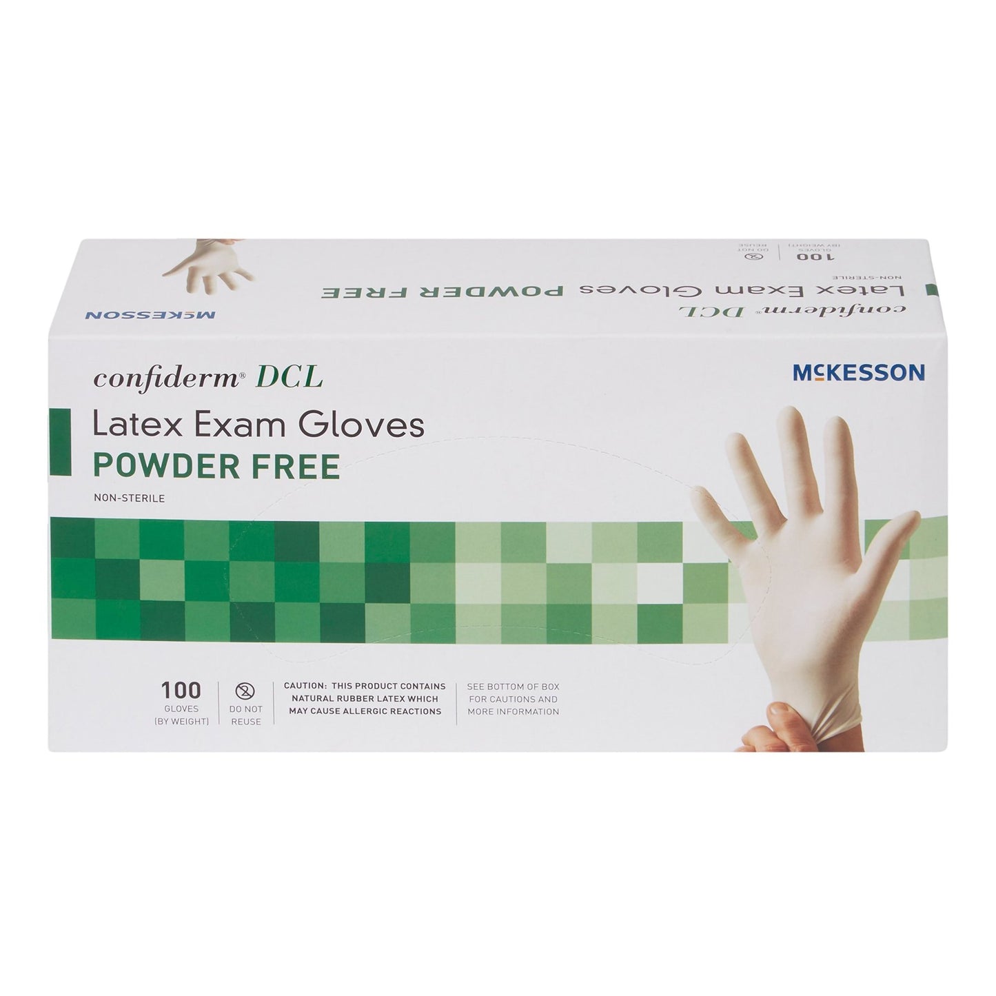 McKesson Confiderm® Latex Exam Glove, Extra Large, Ivory 14-320