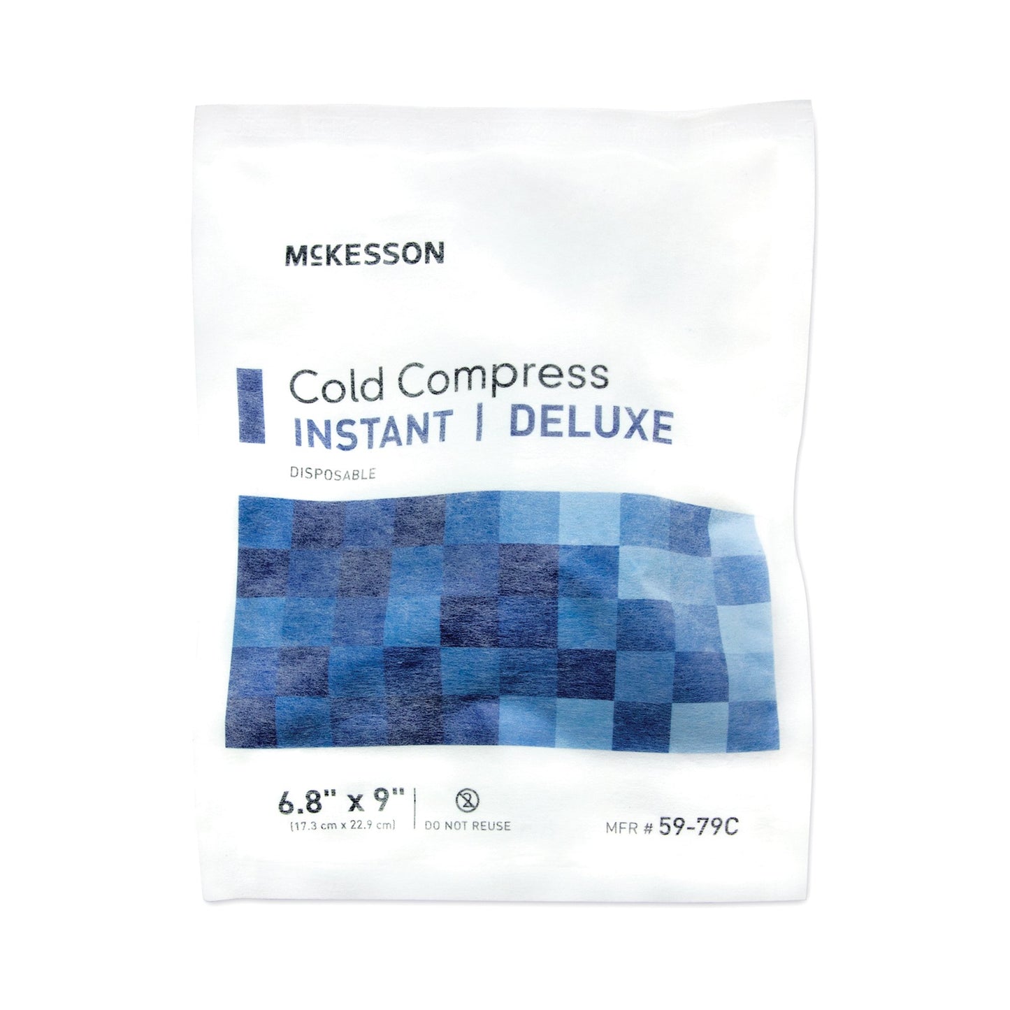 McKesson Deluxe General Purpose Soft Cloth Instant Cold Pack, 6.8 x 9 Inch 59-79C