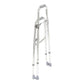 drive™ Hemi Aluminum Side Step Folding Walker, 29½ – 37 Inch Height 10240-1