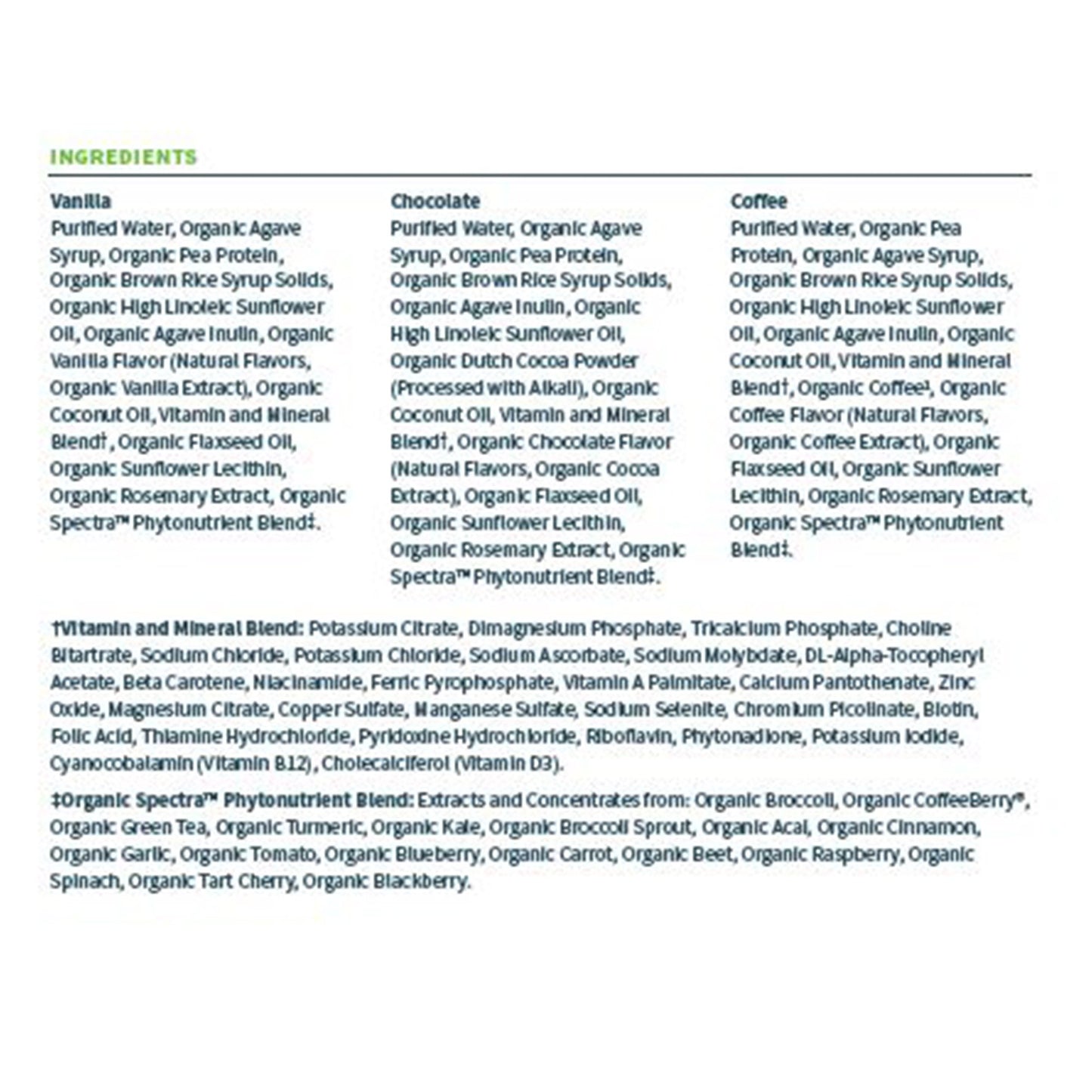 Kate Farms® Nutrition Shake, Coffee Flavor, 11-ounce carton 811112030638