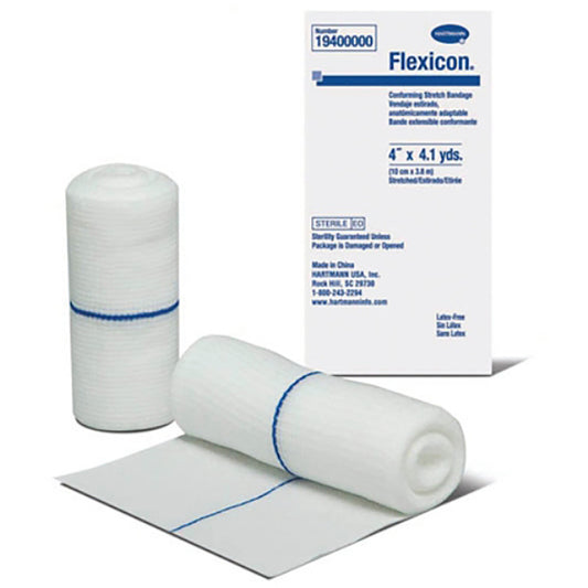 Conforming Bandage Flexicon® 4 Inch X 4-1/10 Yard 1-Ply Sterile 1 per Pack - 19400000