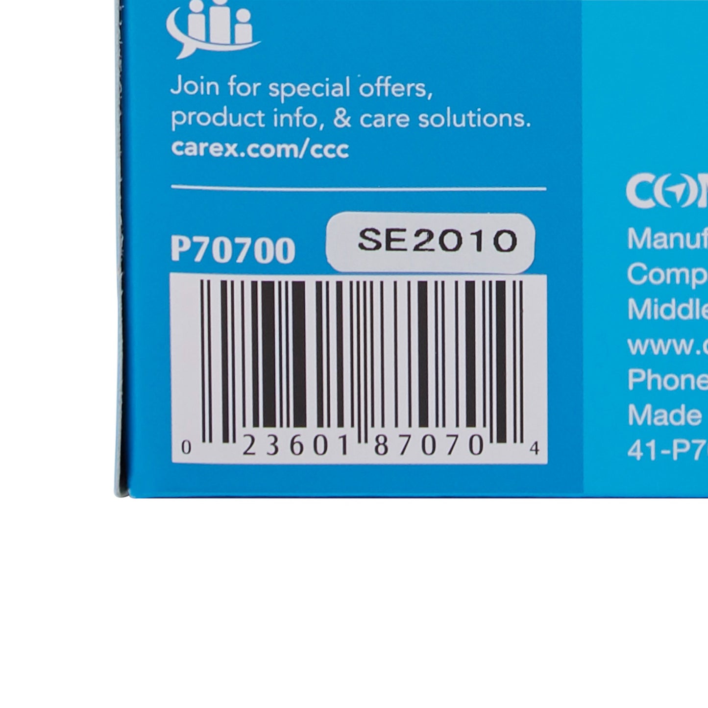 Carex® Male Urinal with Cover FGP70700 0000