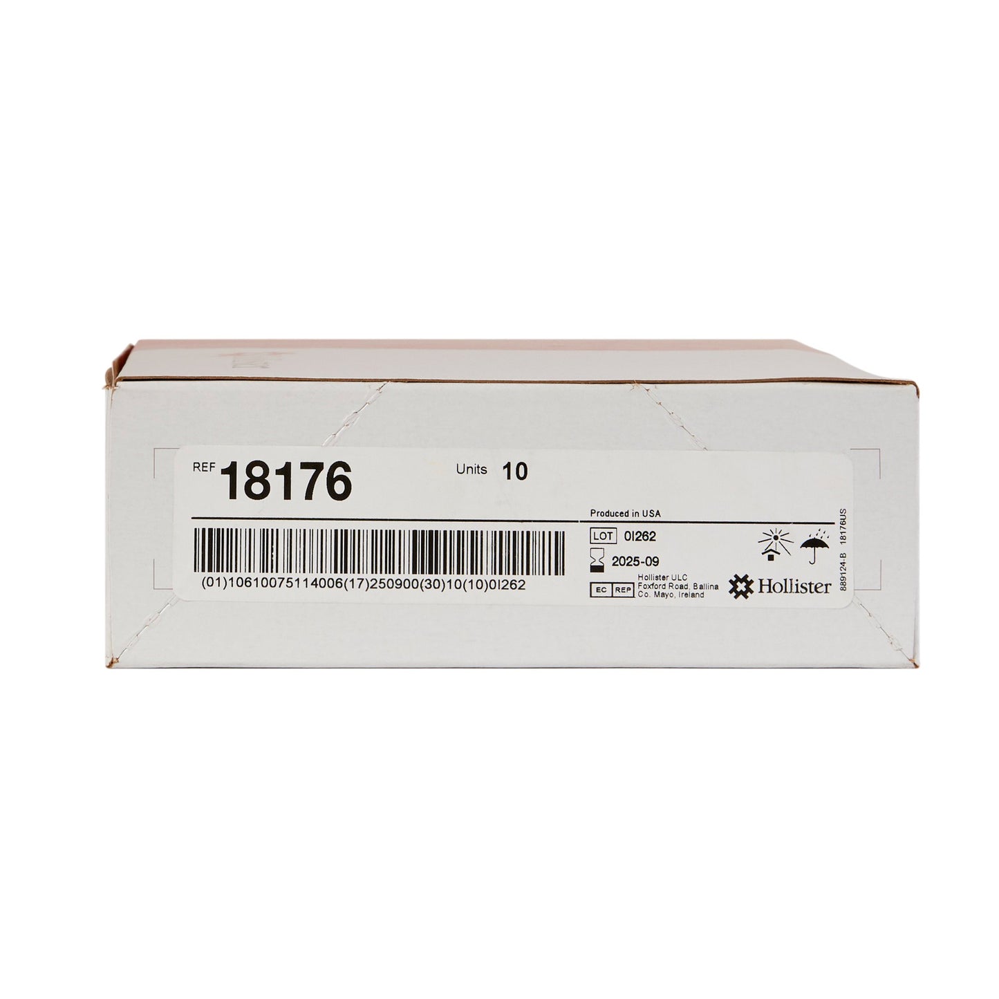 New Image™ 2-Piece Ultra-Clear Ostomy Pouch, Pre-cut to Fit 102mm Stomas, Yellow 18176