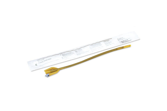 Foley Catheter Bardex® I.C. 2-Way Standard Tip 5 cc Balloon 18 Fr. Silver Hydrogel Coated Latex - 0165SI18